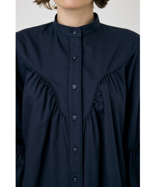 MOUSSY(マウジー)の「WESTERN SHIRT ミニワンピース(ワンピース・レディース・オフホワイト/ダークネイビー/ベージュ・1/2)」の12枚目の写真