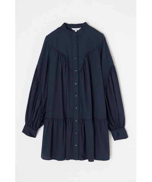 MOUSSY(マウジー)の「WESTERN SHIRT ミニワンピース(ワンピース・レディース・オフホワイト/ダークネイビー/ベージュ・1/2)」の16枚目の写真