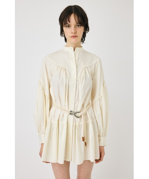 MOUSSY(マウジー)の「WESTERN SHIRT ミニワンピース(ワンピース・レディース・オフホワイト/ダークネイビー/ベージュ・1/2)」の10枚目の写真