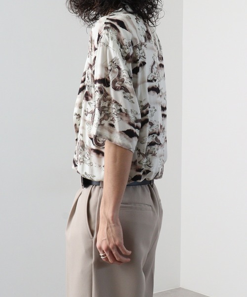 Jungle Storm（ジャングルストーム）の「JUNGLESTORM レーヨン和柄半袖シャツ（シャツ/ブラウス・メンズ・F/A/E/D/C/B・L/LL/M）」の7枚目の写真