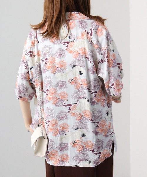 Jungle Storm（ジャングルストーム）の「JUNGLESTORM レーヨン和柄半袖シャツ（シャツ/ブラウス・メンズ・F/A/E/D/C/B・L/LL/M）」の21枚目の写真