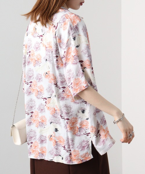 Jungle Storm（ジャングルストーム）の「JUNGLESTORM レーヨン和柄半袖シャツ（シャツ/ブラウス・メンズ・F/A/E/D/C/B・L/LL/M）」の22枚目の写真