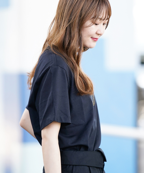 Calvin Klein(カルバン・クライン)の「【Calvin Klein / カルバン クライン】 SS STANDARD LOGO TEE(Tシャツ/カットソー・レディース・ホワイト/パープル/ブラック・MEDIUM)」の4枚目の写真