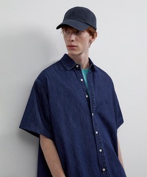 LAFUDGESTORE | シティボーイ デニム 半袖シャツ(シャツ/ブラウス)