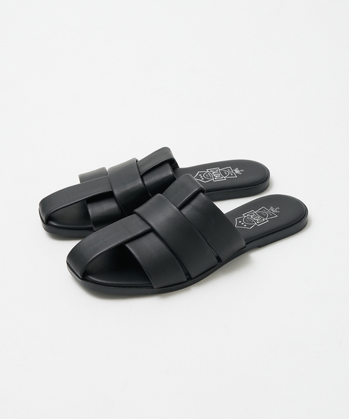 collex（コレックス）の「【CALIDAD ITALIA】 メッシュサンダル（サンダル・レディース・ブラウン系その他/ブラック・37/38）」の4枚目の写真