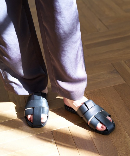 collex（コレックス）の「【CALIDAD ITALIA】 メッシュサンダル（サンダル・レディース・ブラウン系その他/ブラック・37/38）」の14枚目の写真