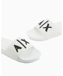 新品　2024年製　ARMANI　EXCHANGE　43　28㎝　サンダル　白 ARMANI EXCHANGE サンダル 「A|X アルマーニ エクスチェンジ