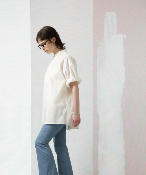Apo(s)ture(アポスチャー)の「LILY-003/サテンストレッチスキニーフレアパンツ(その他パンツ・レディース・ブルー/グレー/ブラック/ベージュ・XL/L/M/S/XS)」の18枚目の写真