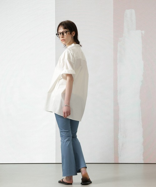 Apo(s)ture(アポスチャー)の「LILY-003/サテンストレッチスキニーフレアパンツ(その他パンツ・レディース・ブルー/グレー/ブラック/ベージュ・XL/L/M/S/XS)」の20枚目の写真