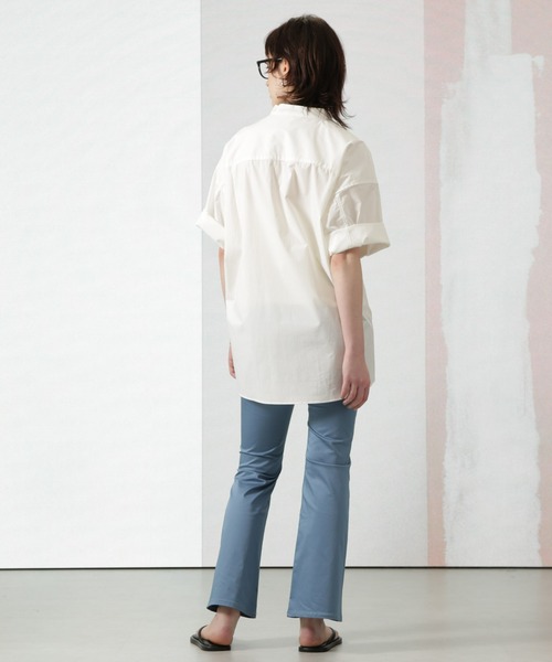 Apo(s)ture(アポスチャー)の「LILY-003/サテンストレッチスキニーフレアパンツ(その他パンツ・レディース・ブルー/グレー/ブラック/ベージュ・XL/L/M/S/XS)」の21枚目の写真