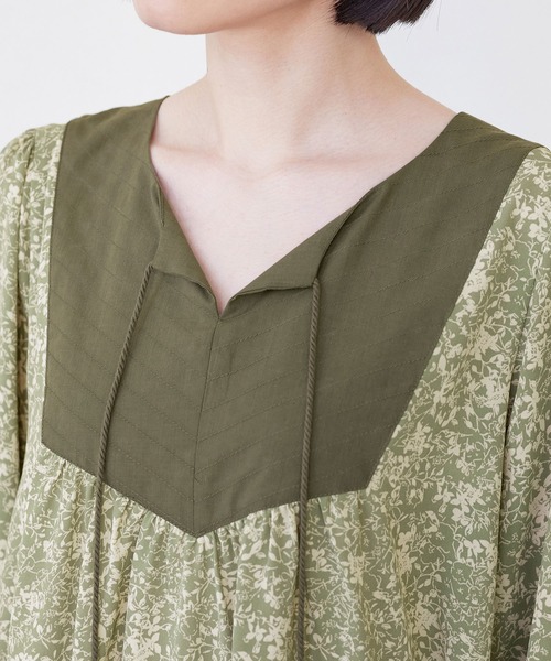 【セール】プリントカフタンワンピース（ワンピース）｜Viola e Viola（ヴィオラエヴィオラ）