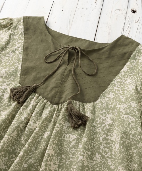 【セール】プリントカフタンワンピース（ワンピース）｜Viola e Viola（ヴィオラエヴィオラ）