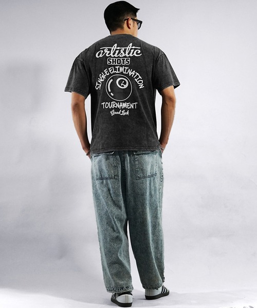 半袖Tシャツ メンズ 光沢ロゴ ショルダーパット 2色 楽天市場】マークゴンザレス (What it isNt) ART BY MARK