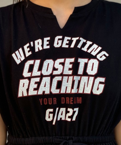 CIAOPANIC（チャオパニック）の「チュールドッキングロゴノースリーブワンピース（ワンピース・レディース・オフホワイト/グレー/ブラック/ネイビー・FREE）」の22枚目の写真