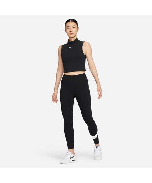 NIKE（ナイキ）の「ナイキ NIKE ナイキ  NSW CLSC GX HR タイツ SW（タイツ/ストッキング・レディース・ブラック・S/M/L/XL）」の2枚目の写真