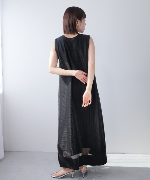 レースアップメッシュワンピース（ワンピース）｜LADYMADE（レディ