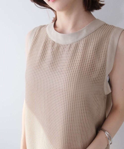 【セール】レースアップメッシュワンピース（ワンピース）｜LADYMADE（レディメイド）