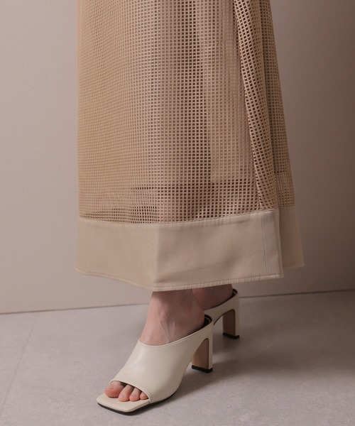 【セール】レースアップメッシュワンピース（ワンピース）｜LADYMADE（レディメイド）