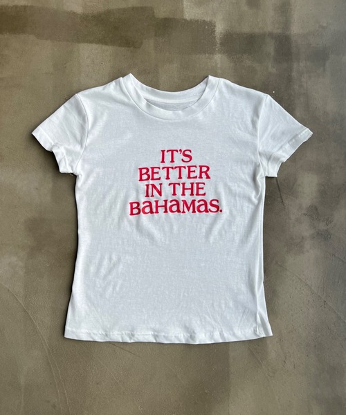 SHAGGIE（シャギー）の「フロントロゴプリントミニTEEシャツ（Tシャツ/カットソー・レディース・イエロー/ホワイト/チャコールグレー・FREE）」の11枚目の写真