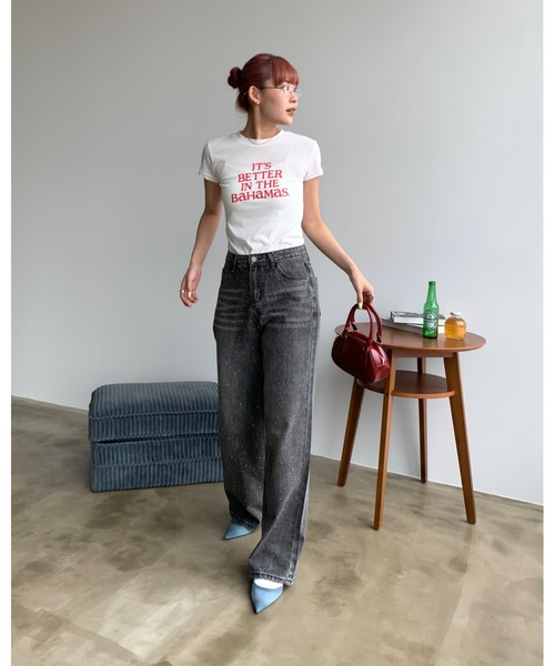 セール】フロントロゴプリントミニTEEシャツ（Tシャツ