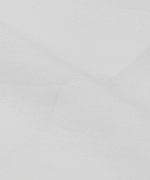 green label relaxing(グリーンレーベルリラクシング)の「リネン コットン ポケットチーフ(ポケットチーフ・メンズ・ホワイト・FREE)」の4枚目の写真