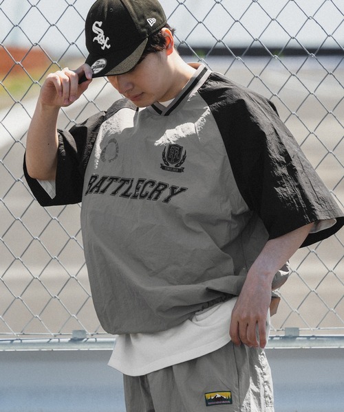 kutir（クティール）の「ユニフォームナイロン半袖プルオーバー（Tシャツ/カットソー・メンズ・ライトグレー/ブラック/ネイビー/ライトカーキ・MEDIUM/LARGE）」の22枚目の写真