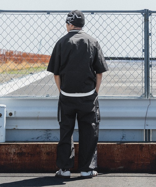 kutir（クティール）の「ユニフォームナイロン半袖プルオーバー（Tシャツ/カットソー・メンズ・ライトグレー/ブラック/ネイビー/ライトカーキ・MEDIUM/LARGE）」の13枚目の写真