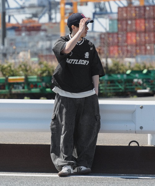 kutir（クティール）の「ユニフォームナイロン半袖プルオーバー（Tシャツ/カットソー・メンズ・ライトグレー/ブラック/ネイビー/ライトカーキ・MEDIUM/LARGE）」の17枚目の写真