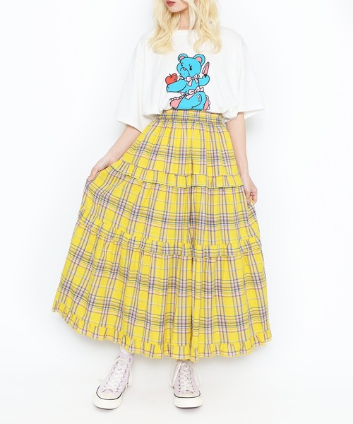 PUNYUS（プニュズ）の「ベアプリントビッグＴシャツ（Tシャツ/カットソー・レディース・ブラック/ホワイト・4/3）」の18枚目の写真