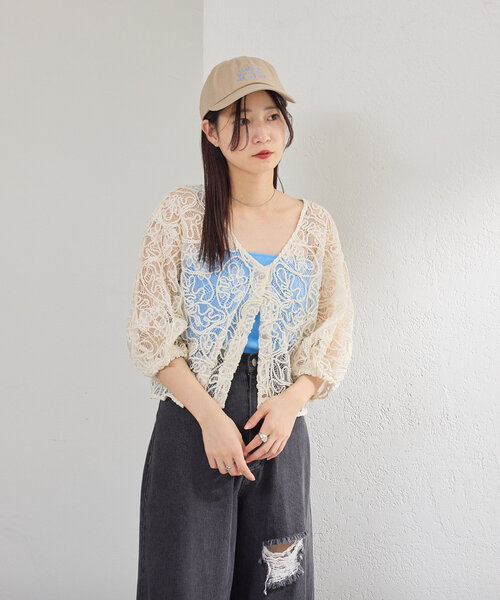 Kastane（カスタネ）の「ロゴキャップ（キャップ・レディース・ブラック/ライトベージュ/レッド/ネイビー・FREE）」の17枚目の写真