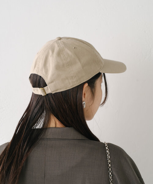 Kastane（カスタネ）の「ロゴキャップ（キャップ・レディース・ブラック/ライトベージュ/レッド/ネイビー・FREE）」の21枚目の写真