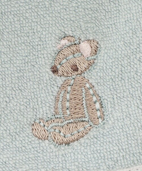 Afternoon Tea(アフタヌーンティー)の「くまサマースタイ(スタイ/よだれかけ・レディース・サックスブルー・ONE SIZE)」の4枚目の写真