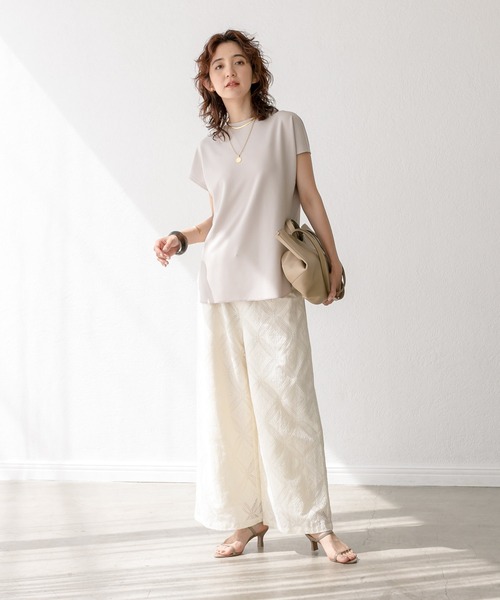 RIVE DROITE（リヴドロワ）の「オーナメントレースパンツ（その他パンツ・レディース・オフホワイト/ブラック・FREE）」の7枚目の写真