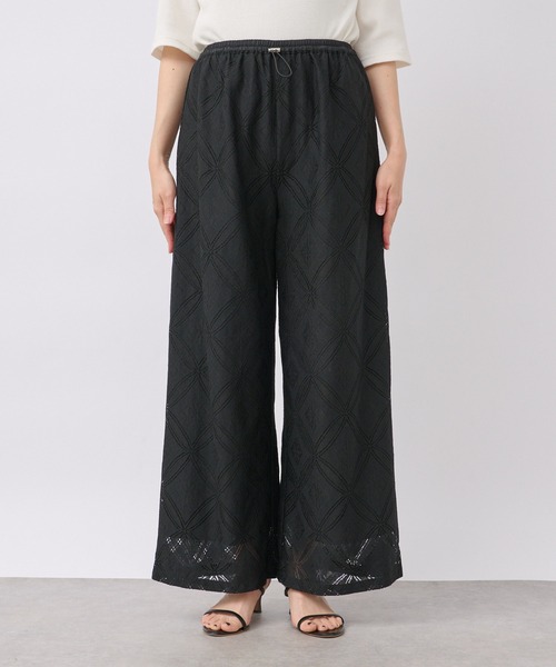 RIVE DROITE（リヴドロワ）の「オーナメントレースパンツ（その他パンツ・レディース・オフホワイト/ブラック・FREE）」の13枚目の写真