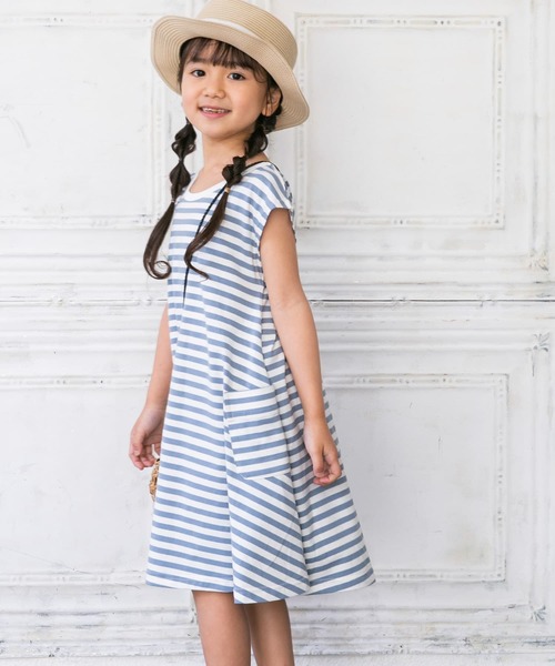 ships kids  フレアワンピース　160 SHIPS KIDS:150～160cm / ストレッチ フレア ワンピース｜ SHIPS