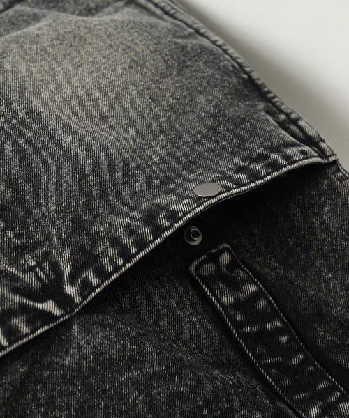 X-girl（エックスガール）の「2WAY DENIM BAG（トートバッグ・レディース・ブラック/インディゴブルー・ONE SIZE）」の10枚目の写真