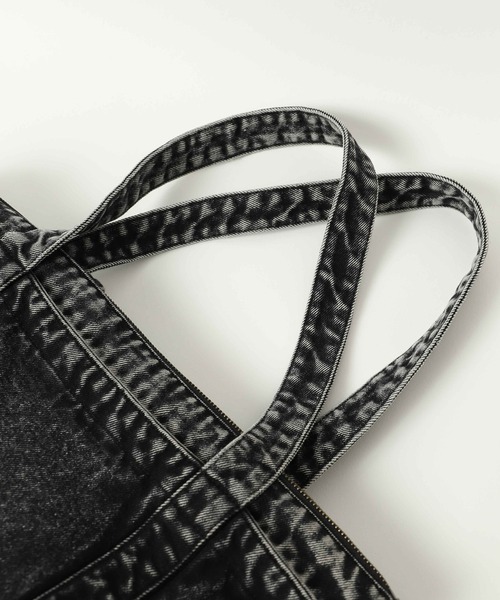 X-girl（エックスガール）の「2WAY DENIM BAG（トートバッグ・レディース・ブラック/インディゴブルー・ONE SIZE）」の11枚目の写真