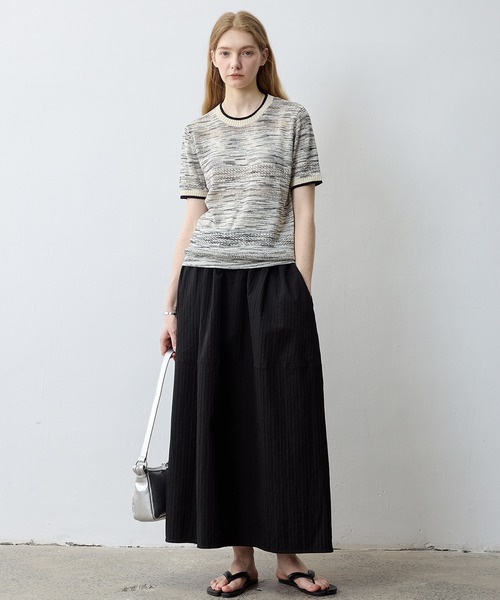 tシャツ 「tageechita」サマーニット/メランジトップス・Tシャツ・プルオーバー レディース メンズ セール】【tageechita】サマーニット/メランジトップス・Tシャツ