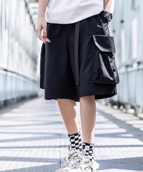 WESTBOY（ウエストボーイ）の「カーゴポケット ショートパンツ WO24S5PT07【WB ORIGINALS】（カーゴパンツ・メンズ・ブラック・XL/M/L）」の6枚目の写真