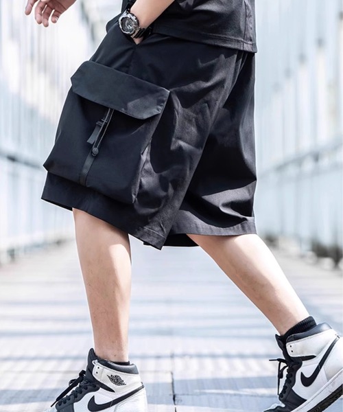 WESTBOY（ウエストボーイ）の「カーゴポケット ショートパンツ WO24S5PT07【WB ORIGINALS】（カーゴパンツ・メンズ・ブラック・XL/M/L）」の9枚目の写真
