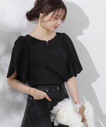 PROPORTION BODY DRESSING | ポイントパールフレアスリーブブラウス / 1214210700(シャツ/ブラウス)