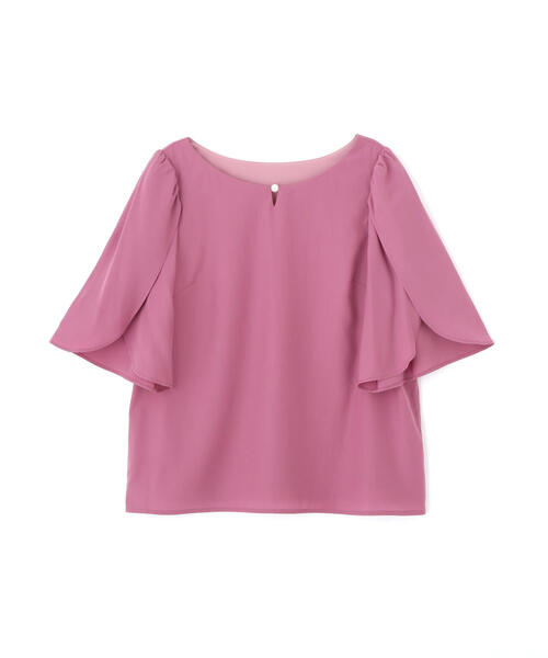 PROPORTION BODY DRESSING(プロポーションボディドレッシング)の「ポイントパールフレアスリーブブラウス / 1214210700(シャツ/ブラウス・レディース・ピンク/ホワイト系その他/ブラック・SMALL/MEDIUM)」の13枚目の写真