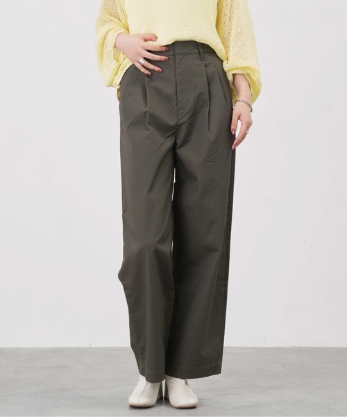 セール】ツータックワイドストレートチノパンツ（チノパンツ）｜1chaku