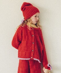 こども ビームス | LOGAN Knitting Mills / 別注 モヘア ニットカーディガン 2024（90～140cm）(カーディガン/ボレロ)