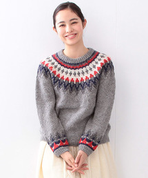 BEAMS BOY | BEAMS BOY / 手編み ノルディック クルー(ニット/セーター)