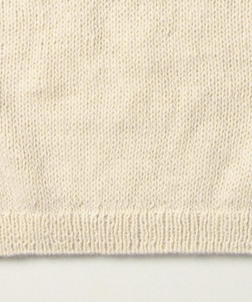 BEAMS BOY（ビームスボーイ）の「BEAMS BOY / 手編み ノルディック クルー（ニット/セーター・レディース・ホワイト/グレー・ONE SIZE）」の14枚目の写真