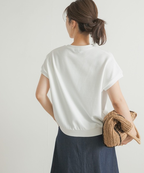 URBAN RESEARCH DOORS(アーバンリサーチドアーズ)の「ジャガードフレンチプルオーバー(Tシャツ/カットソー・レディース・ネイビー/オフホワイト/カーキ・MEDIUM)」の7枚目の写真
