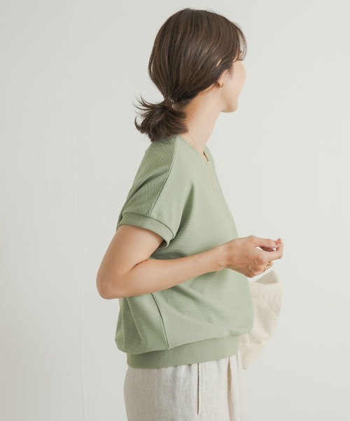 URBAN RESEARCH DOORS(アーバンリサーチドアーズ)の「ジャガードフレンチプルオーバー(Tシャツ/カットソー・レディース・ネイビー/オフホワイト/カーキ・MEDIUM)」の12枚目の写真