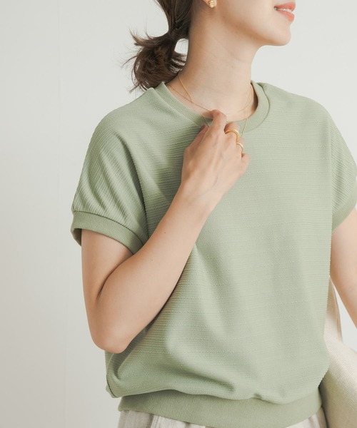 URBAN RESEARCH DOORS(アーバンリサーチドアーズ)の「ジャガードフレンチプルオーバー(Tシャツ/カットソー・レディース・ネイビー/オフホワイト/カーキ・MEDIUM)」の14枚目の写真