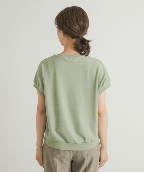 URBAN RESEARCH DOORS(アーバンリサーチドアーズ)の「ジャガードフレンチプルオーバー(Tシャツ/カットソー・レディース・ネイビー/オフホワイト/カーキ・MEDIUM)」の20枚目の写真